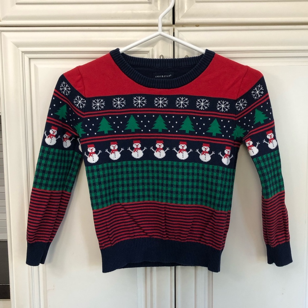 Andy & Evan kids Christmas sweater
